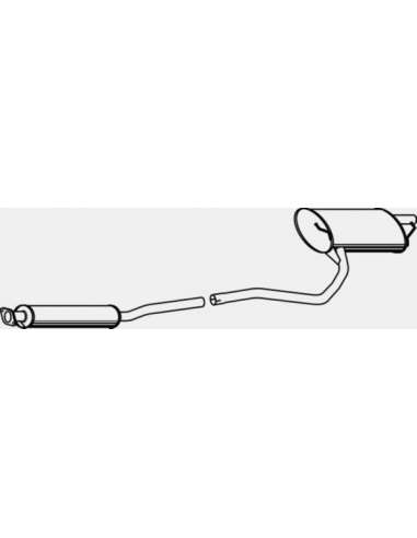 Sistema de gases de escape Nps T430A341 - T430A341 ESCAPE