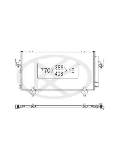 Condensador, aire acondicionado Nps T526A02 - T526A02 CONDENSADOR