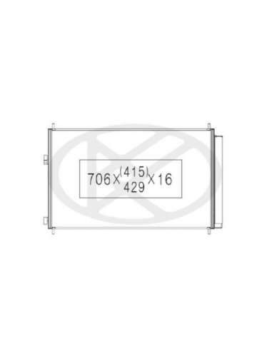 Condensador, aire acondicionado Nps T526A10 - T526A10 NPS CONDENSADOR