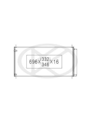 Condensador, aire acondicionado Nps T526A14 - T526A14 CONDENSADOR