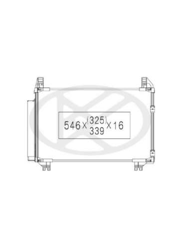 Condensador, aire acondicionado Nps T526A16 - T526A16 CONDENSADOR