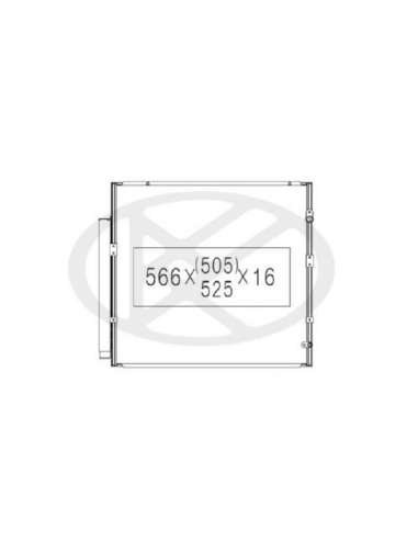 Condensador, aire acondicionado Nps T526A21 - T526A21 CONDENSADOR