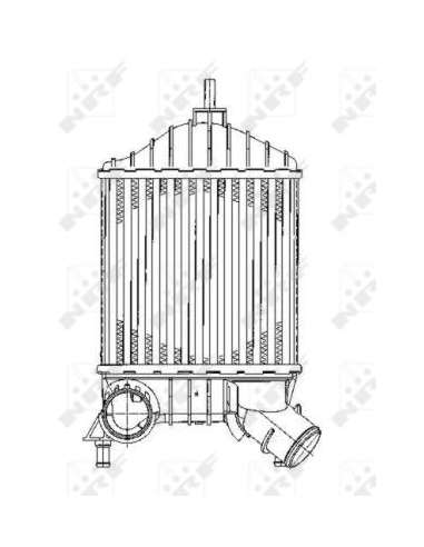 Radiador de aire de admisión Nrf 30141 - INTERCAMBIADOR DE AIRE TURISMO -