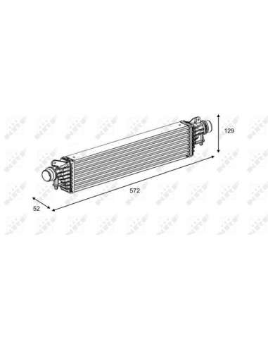 Radiador de aire de admisión Nrf 30179 - INTERCAMBIADOR DE AIRE TURISMO 1.3 CDTi 09-2014-