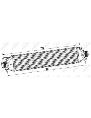 Radiador de aire de admisión Nrf 30240 - RADIADOR, REFRIGERACION MOTOR -