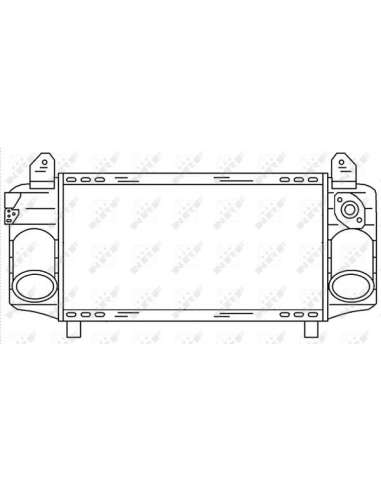 Radiador de aire de admisión Nrf 30248 - INTERCAMBIADOR DE AIRE TURISMO