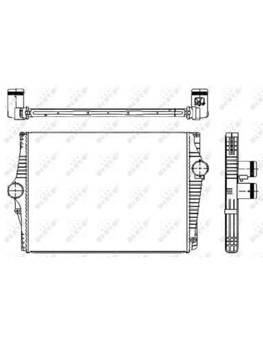 Radiador de aire de admisión Nrf 30250 - INTERCAMBIADOR DE AIRE TURISMO -