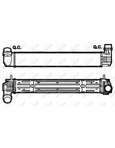 Radiador de aire de admisión Nrf 30268 - INTERCAMBIADOR DE AIRE TURISMO Scenic 08-