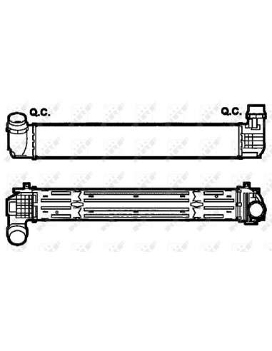 Radiador de aire de admisión Nrf 30287 - INTERCAMBIADOR DE AIRE TURISMO Scenic 08-