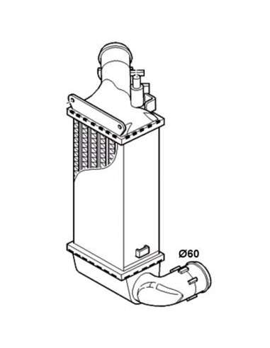 Radiador de aire de admisión Nrf 30288 - RADIADOR DE AIRE DE ADMISION