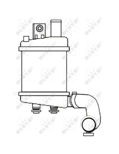 Radiador de aire de admisión Nrf 30333 - INTERCAMBIADOR DE AIRE TURISMO 5- EASY FIT