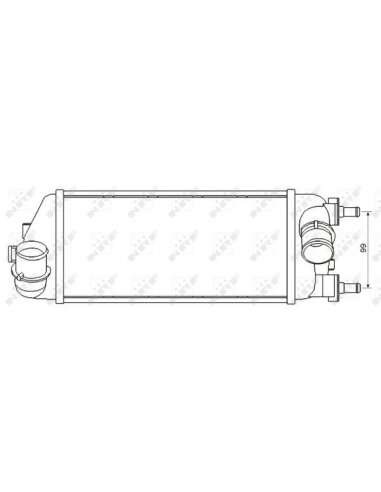 Radiador de aire de admisión Nrf 30341 - INTERCAMBIADOR DE AIRE TURISMO - EASY FIT