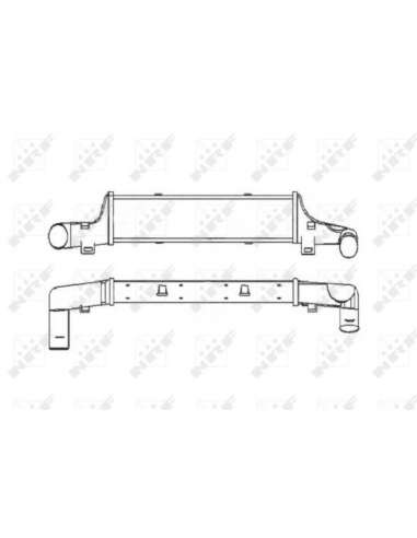 Radiador de aire de admisión Nrf 30408 - RADIADOR, REFRIGERACION MOTOR EASY FIT