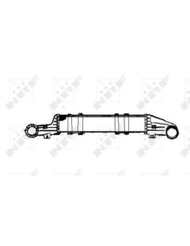 Radiador de aire de admisión Nrf 30421 - INTERCAMBIADOR DE AIRE TURISMO 99- EASY FIT