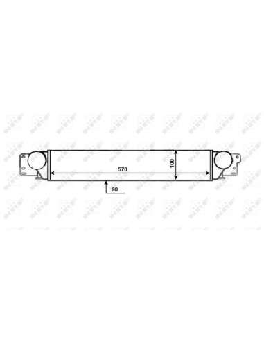 Radiador de aire de admisión Nrf 30522 - RADIADOR, REFRIGERACION MOTOR EASY FIT