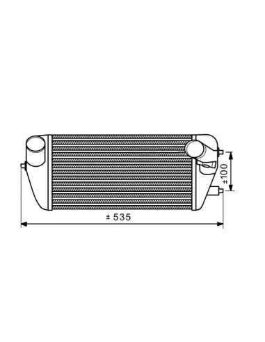 Radiador de aire de admisión Nrf 30532 - RADIADOR, REFRIGERACION MOTOR Sedona EASY FIT