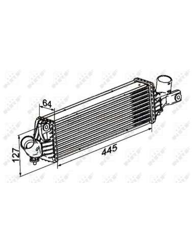 Radiador de aire de admisión Nrf 30533 - INTERCAMBIADOR DE AIRE TURISMO , Primera EASY FIT