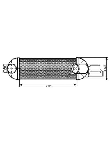 Radiador de aire de admisión Nrf 30536 - RADIADOR, REFRIGERACION MOTOR EASY FIT