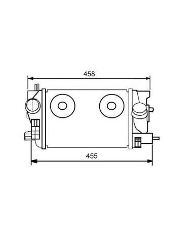 Radiador de aire de admisión Nrf 30549 - INTERCAMBIADOR DE AIRE TURISMO EASY FIT