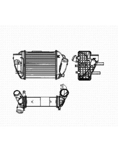 Radiador de aire de admisión Nrf 30755 - INTERCAMBIADOR DE AIRE TURISMO I 00- EASY FIT