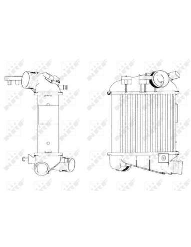 Radiador de aire de admisión Nrf 30770 - INTERCAMBIADOR DE AIRE TURISMO ro 04- EASY FIT