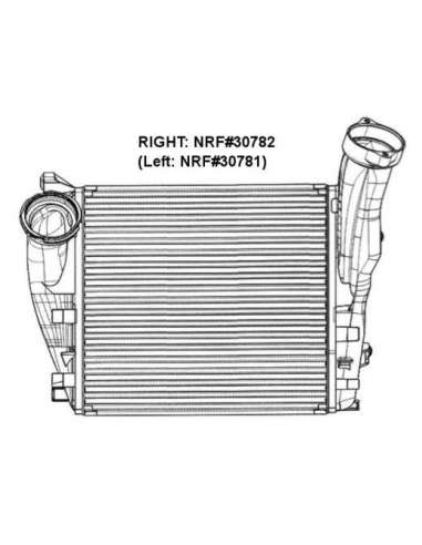 Radiador de aire de admisión Nrf 30782 - INTERCAMBIADOR DE AIRE TURISMO ne 06- EASY FIT