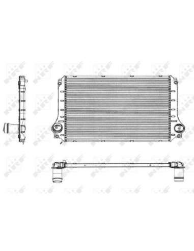 Radiador de aire de admisión Nrf 30784 - INTERCAMBIADOR DE AIRE TURISMO s 05- EASY FIT