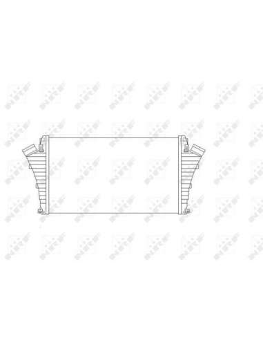 Radiador de aire de admisión Nrf 30855 - INTERCAMBIADOR DE AIRE TURISMO Signum 03- EASY FIT