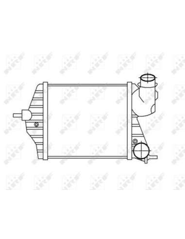 Radiador de aire de admisión Nrf 30872 - INTERCAMBIADOR DE AIRE TURISMO EASY FIT