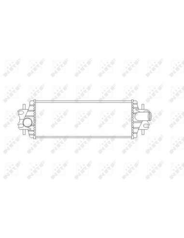 Radiador de aire de admisión Nrf 30876 - INTERCAMBIADOR DE AIRE TURISMO tar 03- EASY FIT