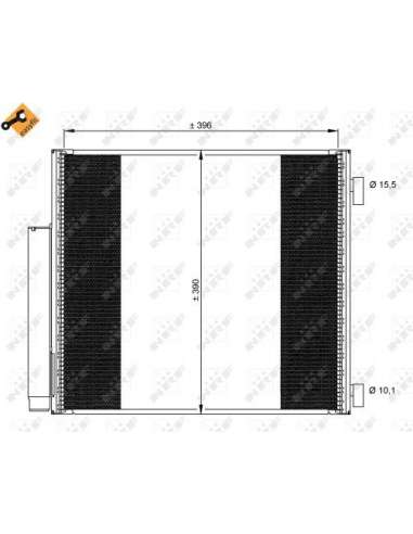 Condensador, aire acondicionado Nrf 35859 - CONDENSADOR TURISMO EASY FIT