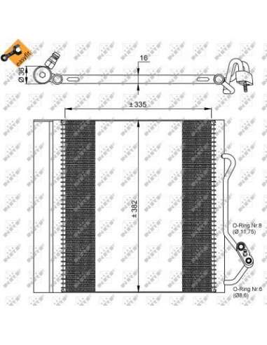 Condensador, aire acondicionado Nrf 35874 - CONDENSADOR TURISMO EASY FIT
