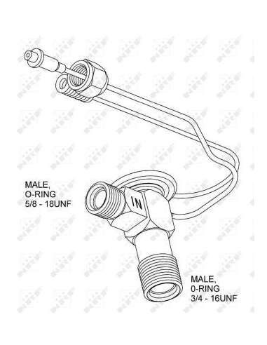 Válvula de expansión, aire acondicionado Nrf 38390 - VALVULA DE EXPANSION, AIRE ACOND. genuine