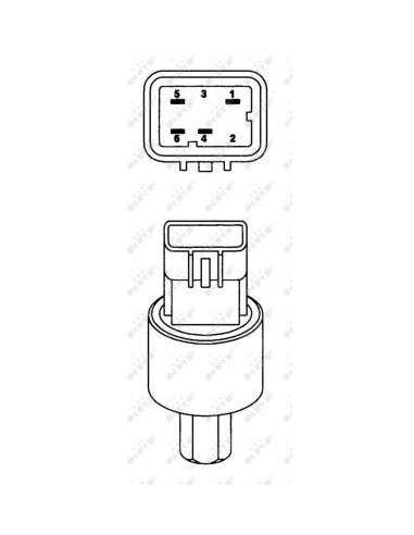 Presostato, aire acondicionado Nrf 38929 - ACCESORIOS DE AIRE ACONDICONADO TUR ISMO EASY FIT