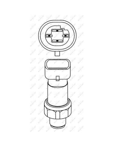 Presostato, aire acondicionado Nrf 38930 - ACCESORIOS DE AIRE ACONDICONADO TUR ISMO EASY FIT