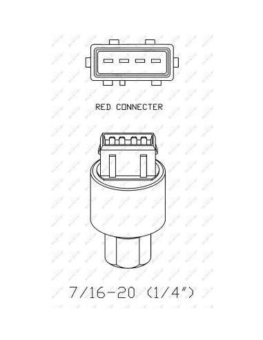 Presostato, aire acondicionado Nrf 38936 - ACCESORIOS DE AIRE ACONDICONADO TUR ISMO EASY FIT