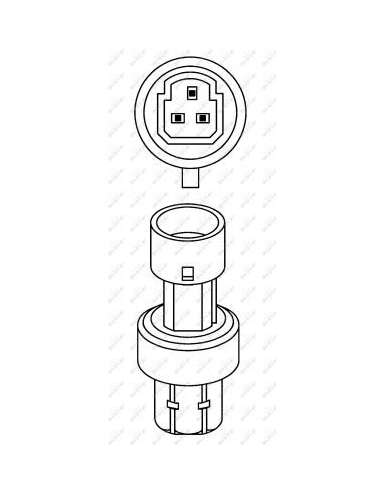 Presostato, aire acondicionado Nrf 38943 - ACCESORIOS DE AIRE ACONDICONADO TUR ISMO EASY FIT