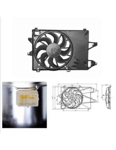 Ventilador, refrigeración del motor Nrf 47002 - VENTILADOR TURISMO