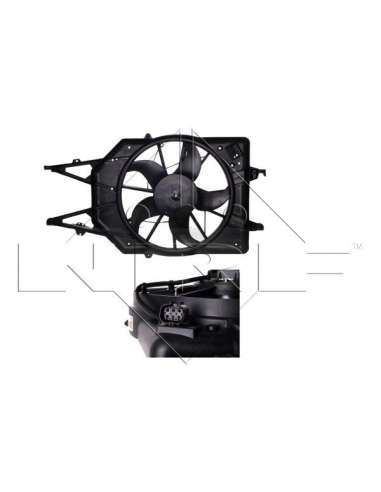 Ventilador, refrigeración del motor Nrf 47043 - VENTILADOR TURISMO