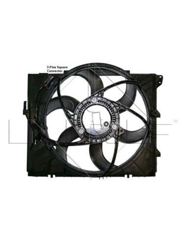Ventilador, refrigeración del motor Nrf 47209 - VENTILADOR TURISMO 04-