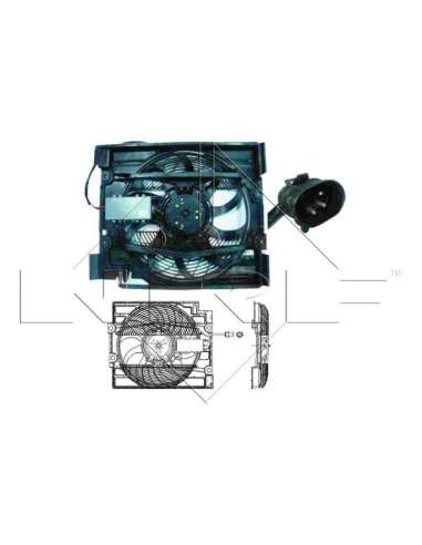 Ventilador, refrigeración del motor Nrf 47211 - VENTILADOR TURISMO