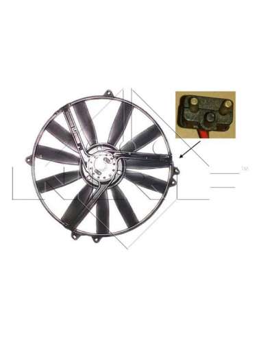Ventilador, refrigeración del motor Nrf 47300 - VENTILADOR TURISMO