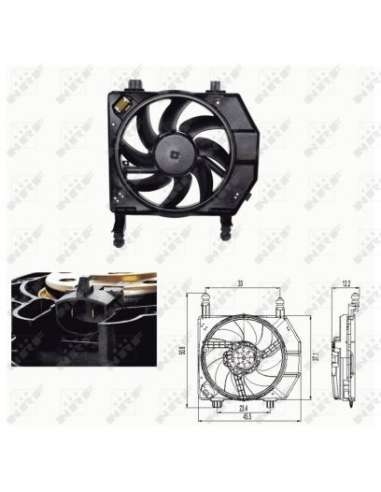 Ventilador, refrigeración del motor Nrf 47681 - VENTILADOR TURISMO