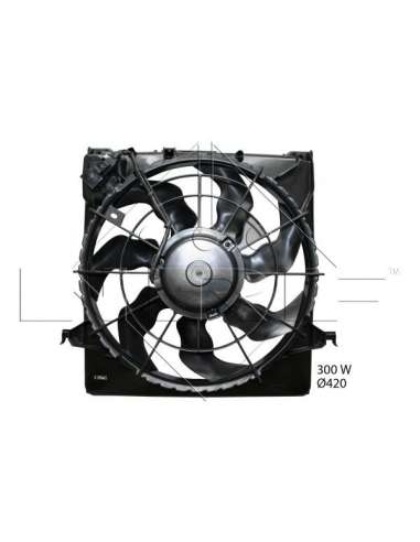 Ventilador, refrigeración del motor Nrf 47730 - VENTILADOR TURISMO