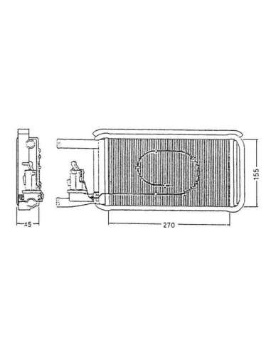 Radiador de calefacción Nrf 58044 - RADIADOR DE CALEFACCION EASY FIT