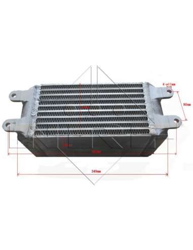 Radiador de aceite, aceite motor Nrf 910078 - RADIADOR DE ACEITE, ACEITE MOTOR Economy Class