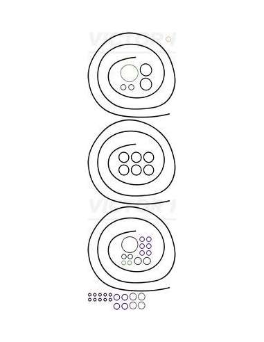 Juego de juntas, cárter de aceite Victor Reinz 10-10995-01 - JUEGO DE JUNTAS, BLOQUE M Original VAICO Quality