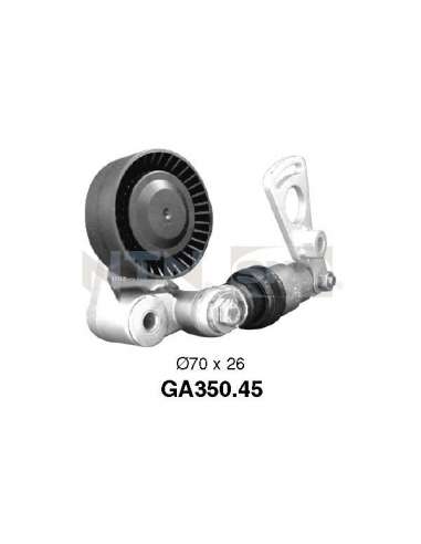Polea tensora, correa poli V Snr GA350.45 - Rodillos de accesorios