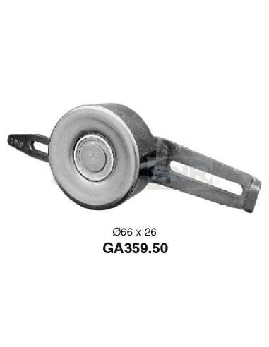 Polea tensora, correa poli V Snr GA359.50 - Rodillos de accesorios