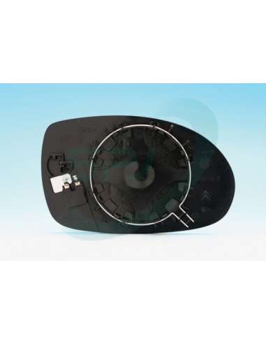 Cristal de espejo, retrovisor exterior Izq. Spj L-0295 - EQUIVALENTE Cristal con Sopo